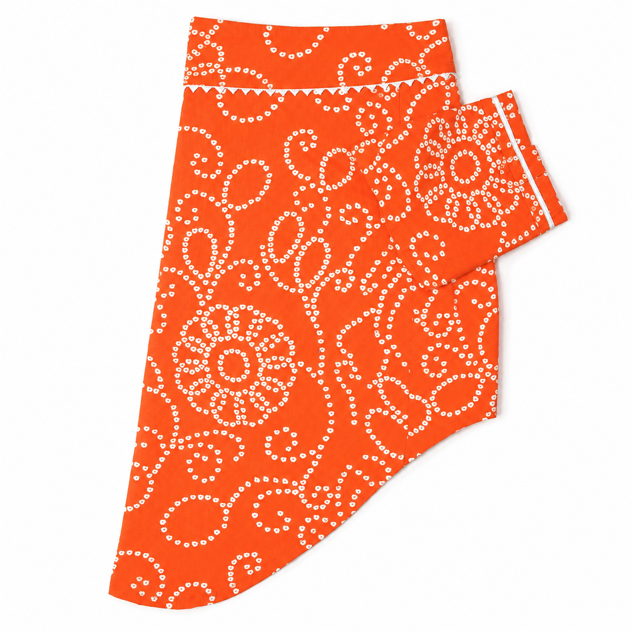 Bandhani - Orange Dog kurta