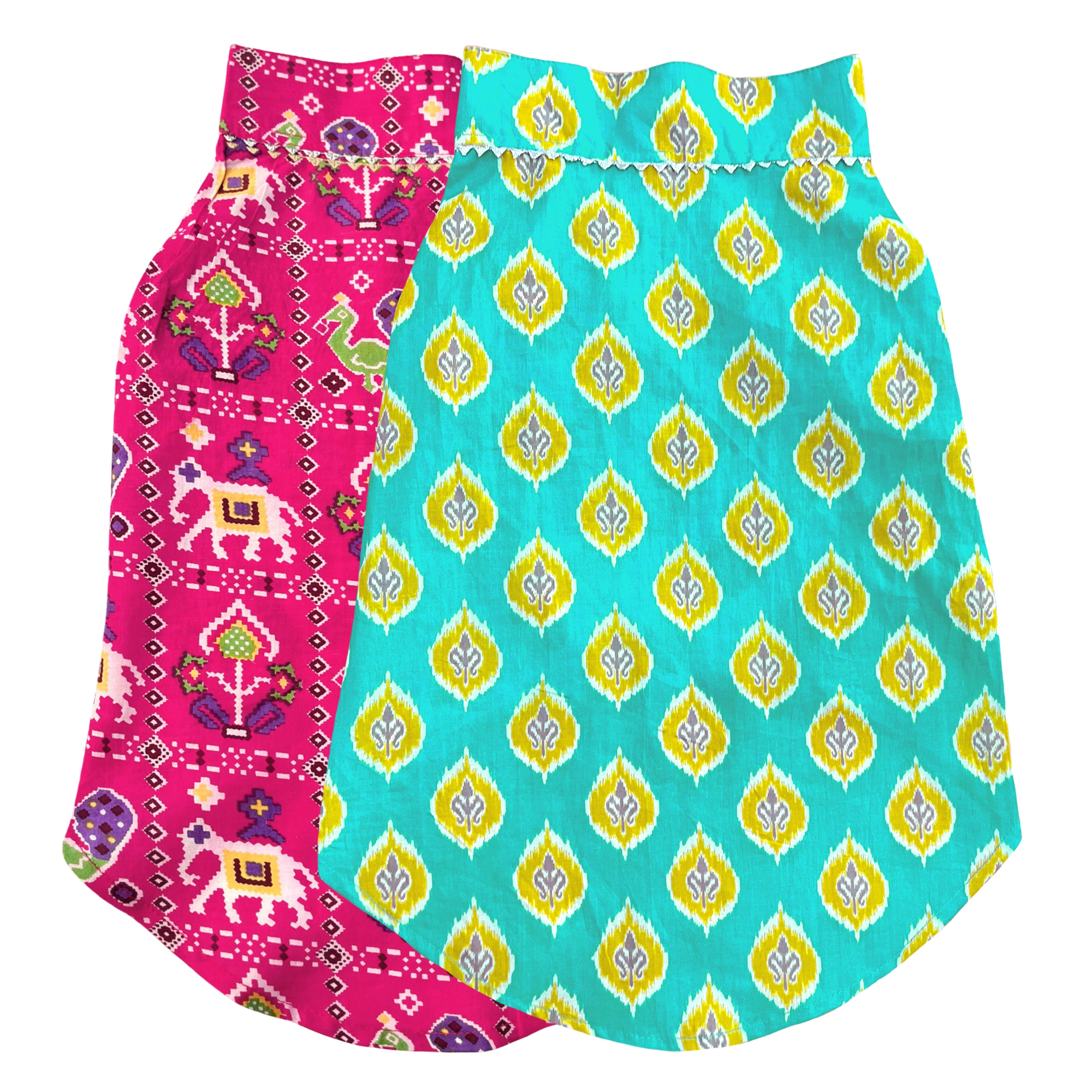 Patola Ikat - Dog Kurta Combo