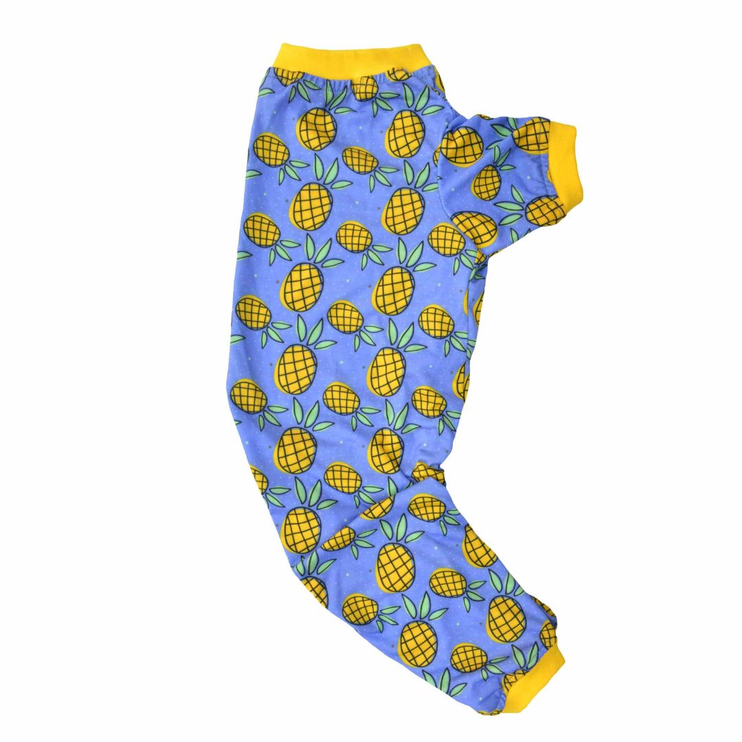 side of Pineapple Printed Dog Jumpsuit-petsway