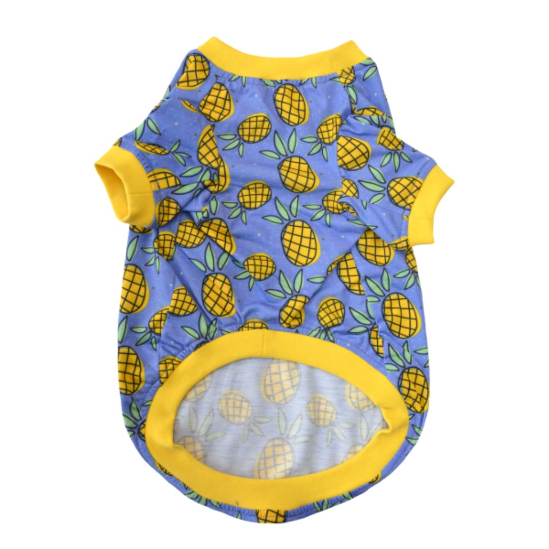 front of Pineapple Dog T-Shirt-petsway