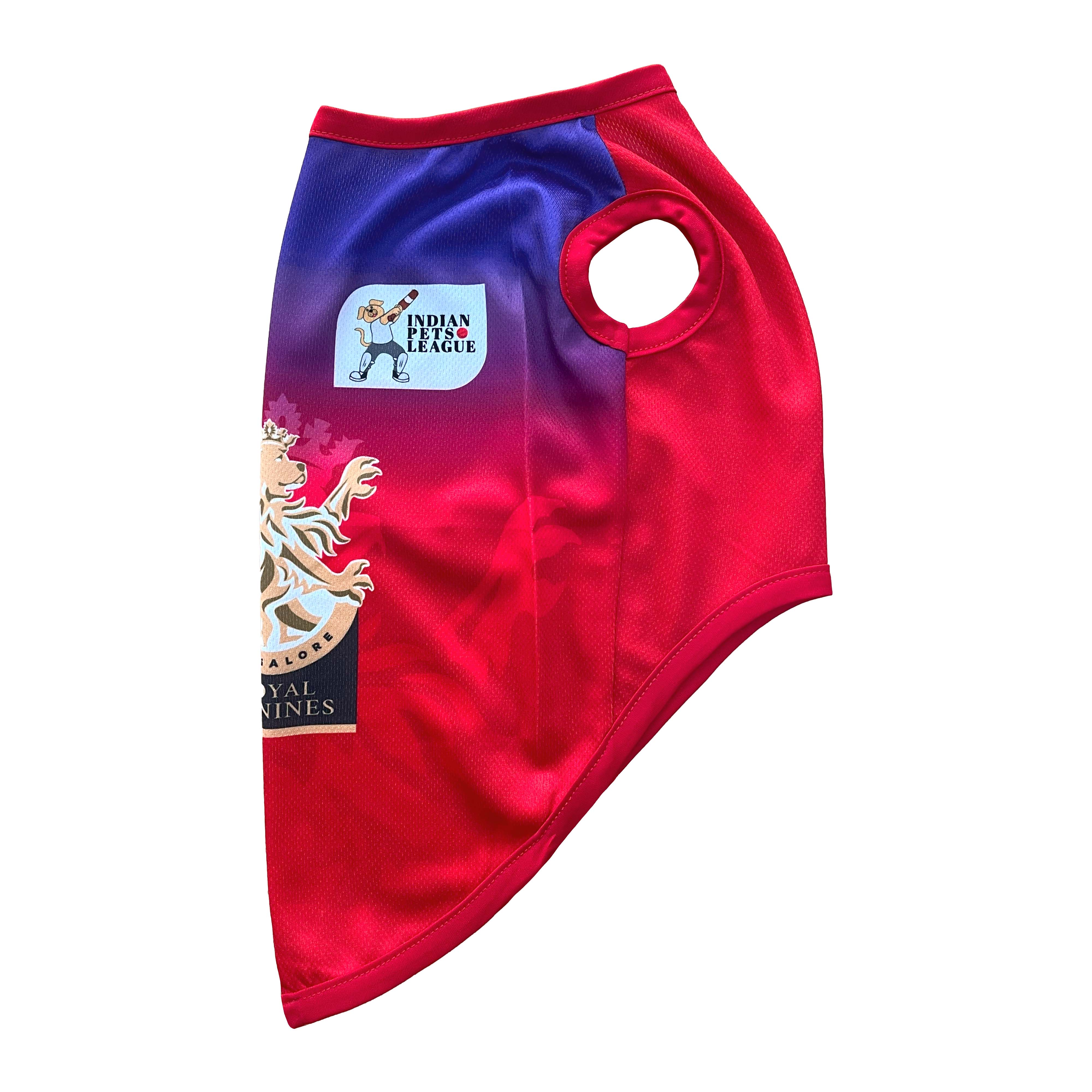 ROYAL CANINES BENGALURU (RCB) IPL DOG VEST