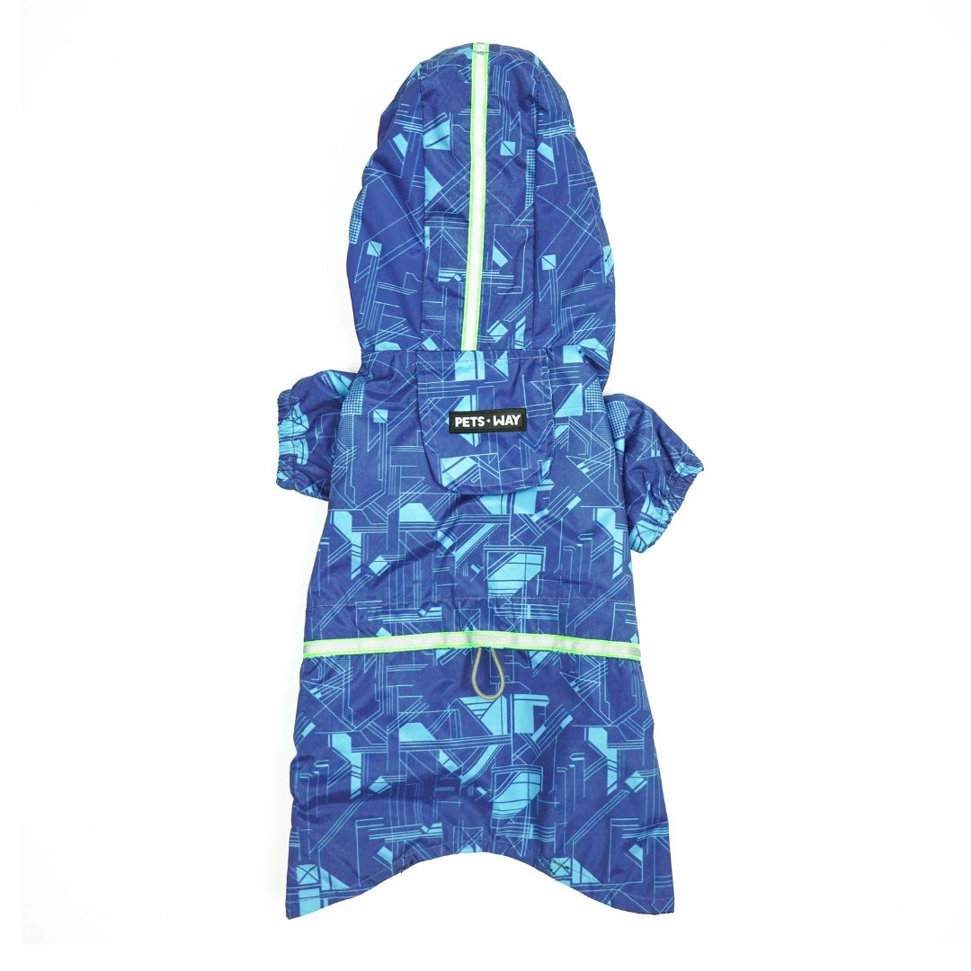 Haze Dog Raincoat-Cobalt