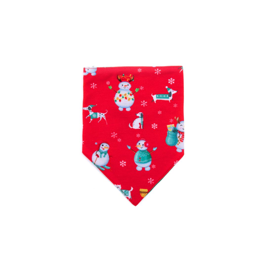 front of Santa Party Bandana-petsway