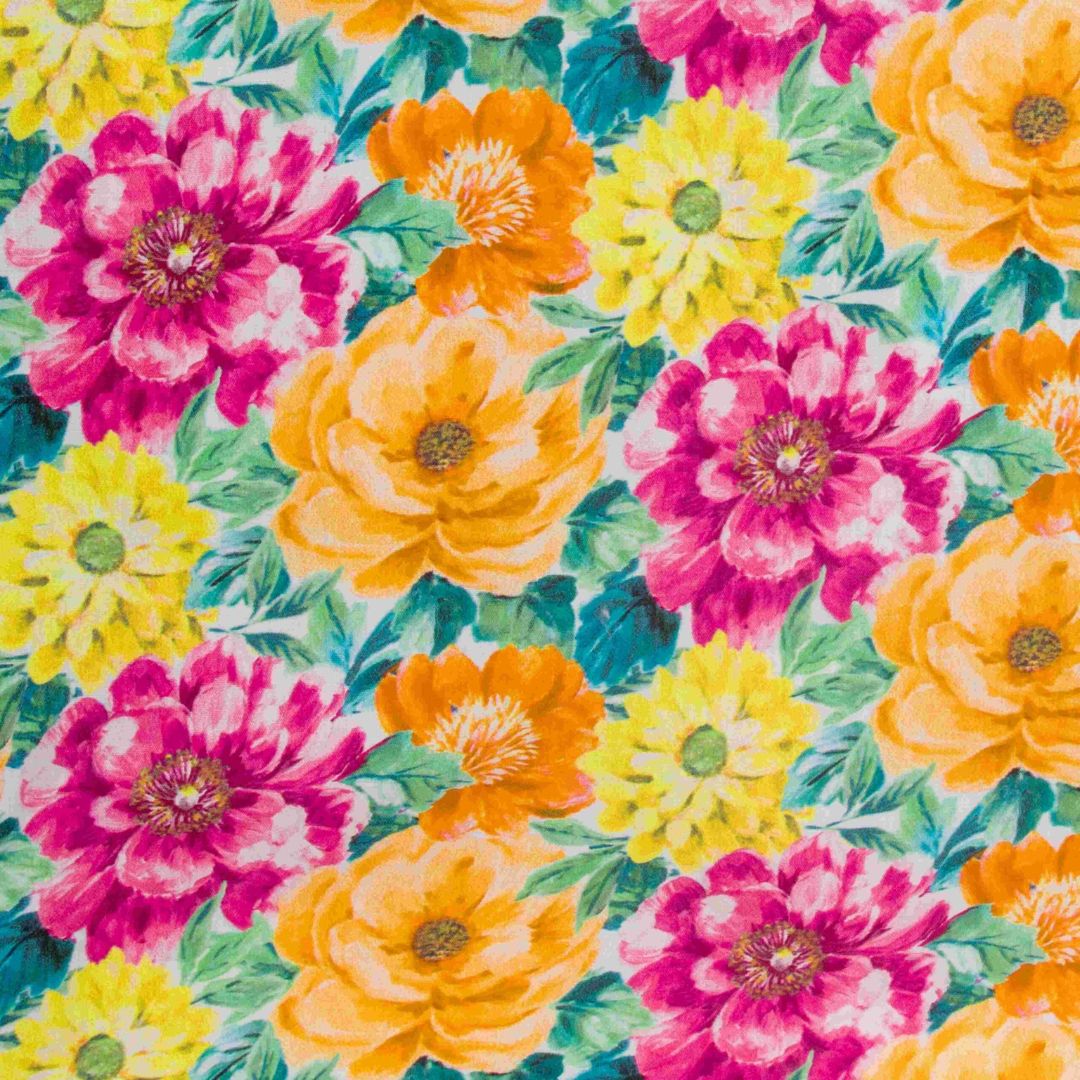 print of  Satin Spring Bandana-petsway