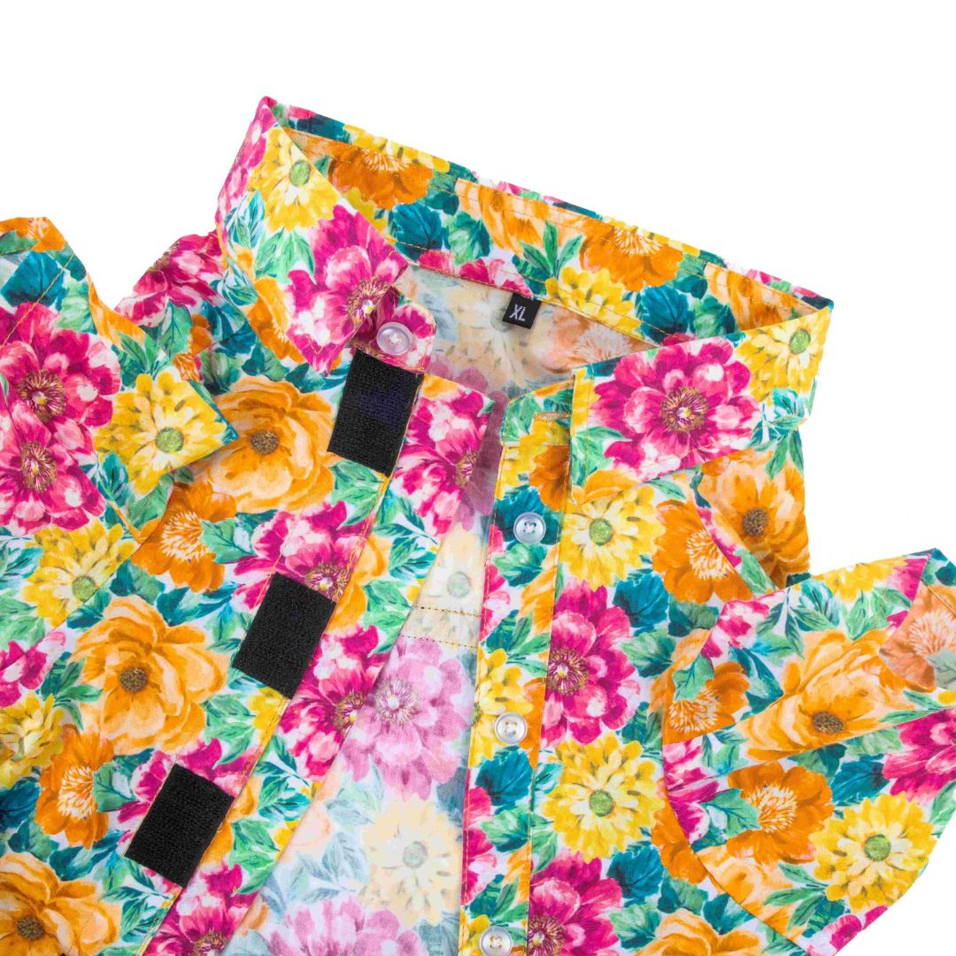 collar of Spring Dog Shirt-petsway