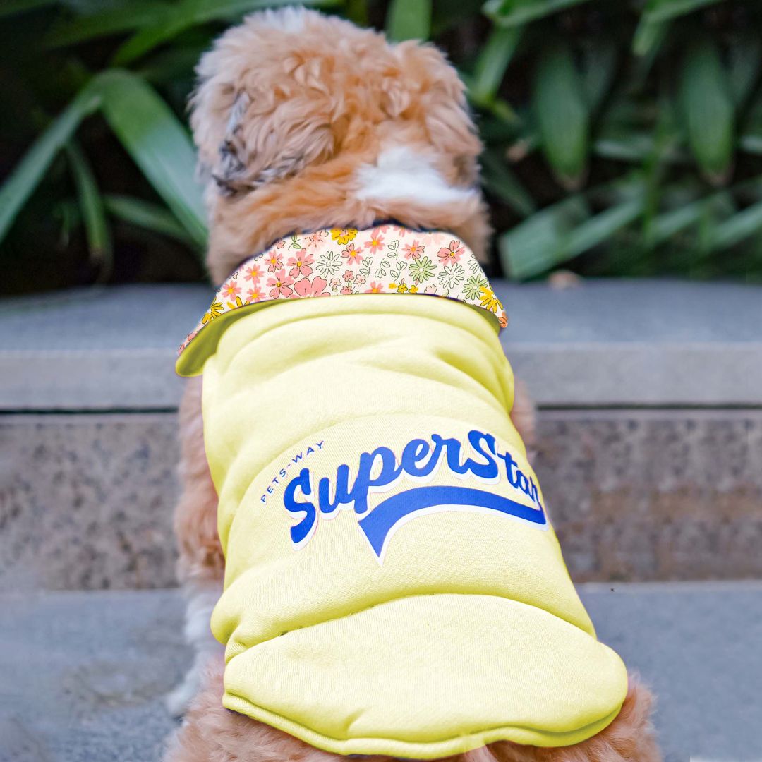 Comfy Superstar Reversible - Floral Dog Jacket Petsway