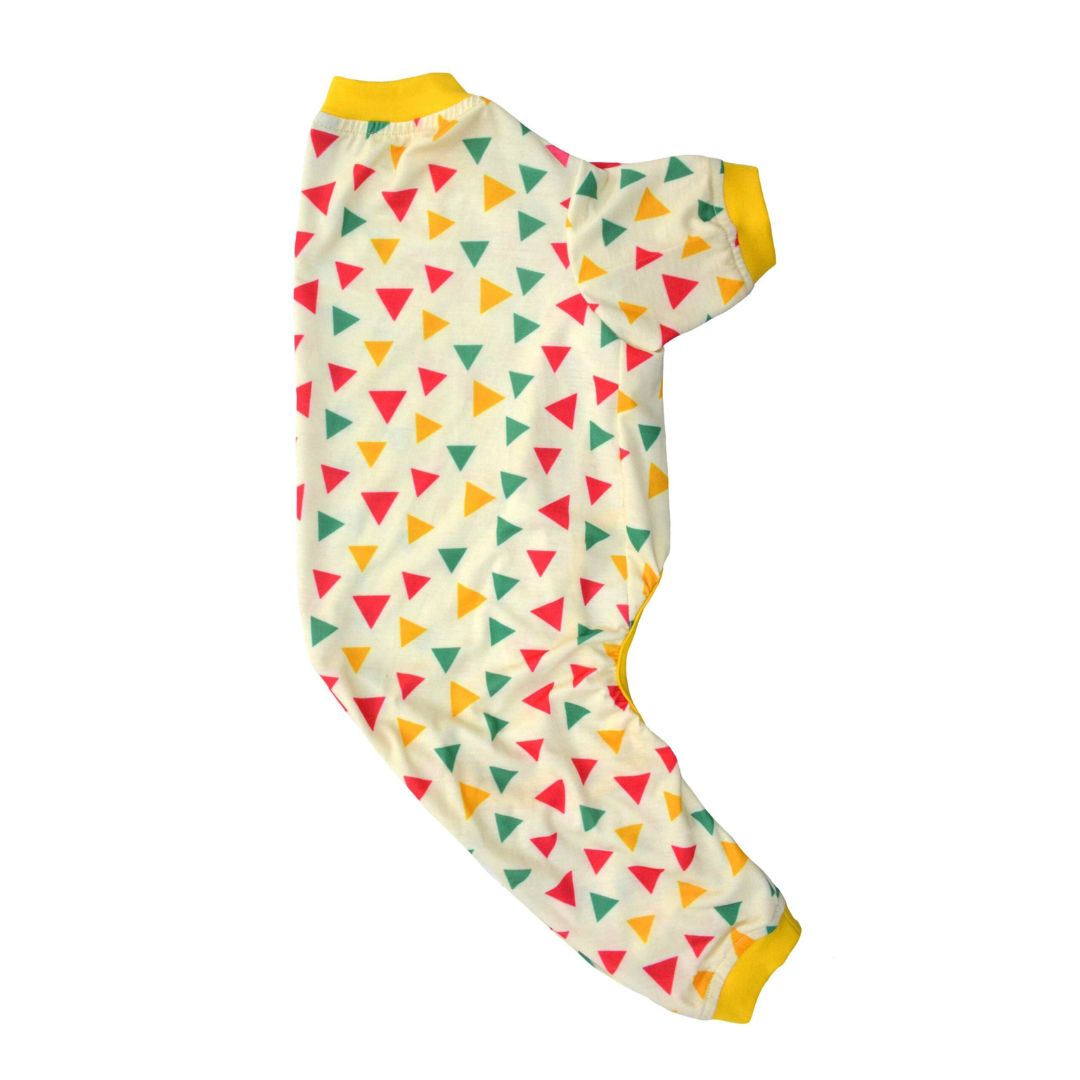 side of Tazzo Printed Dog Jumpsuit-petsway-petsway
