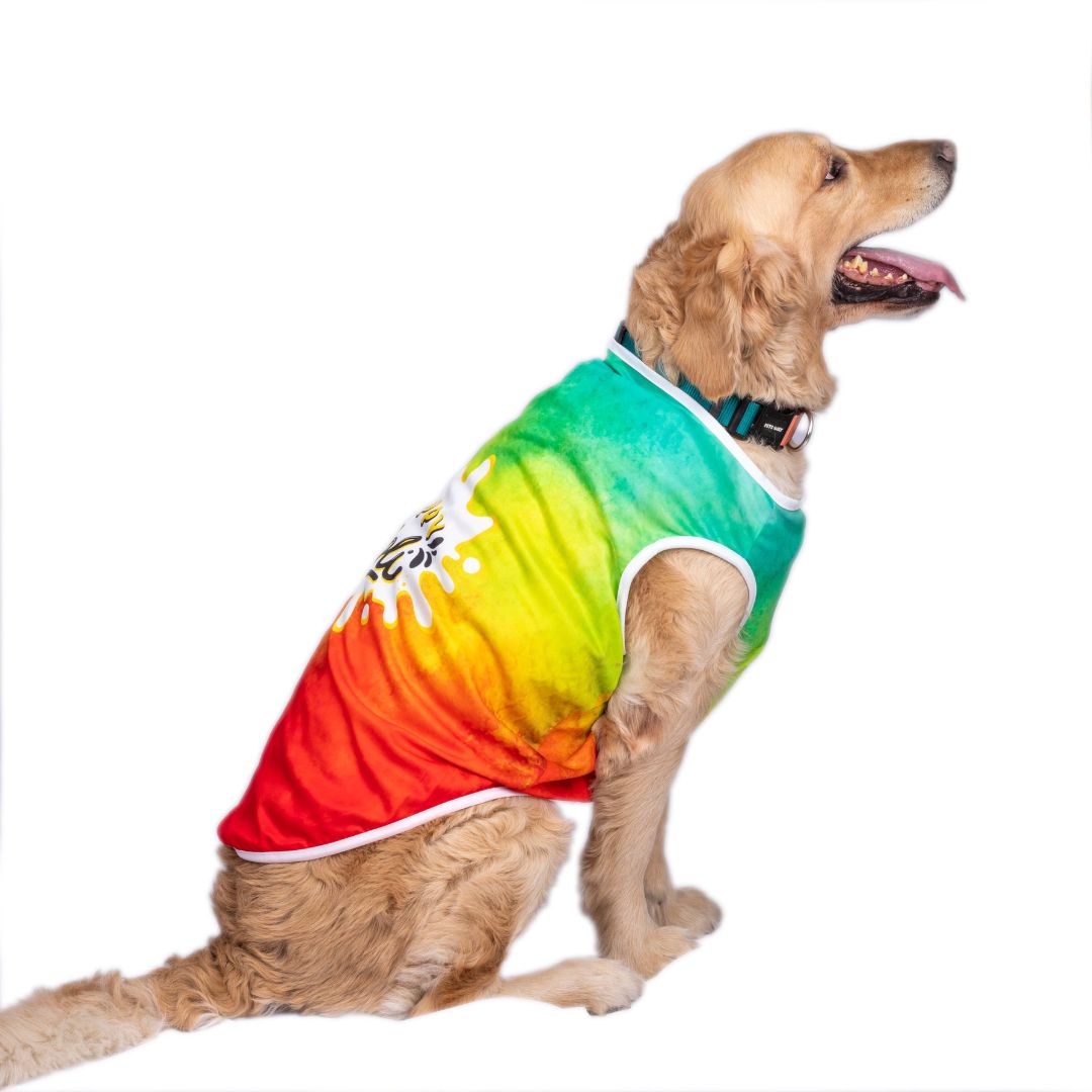 Soft Cotton Holi Dog T-Shirt - Pets Way