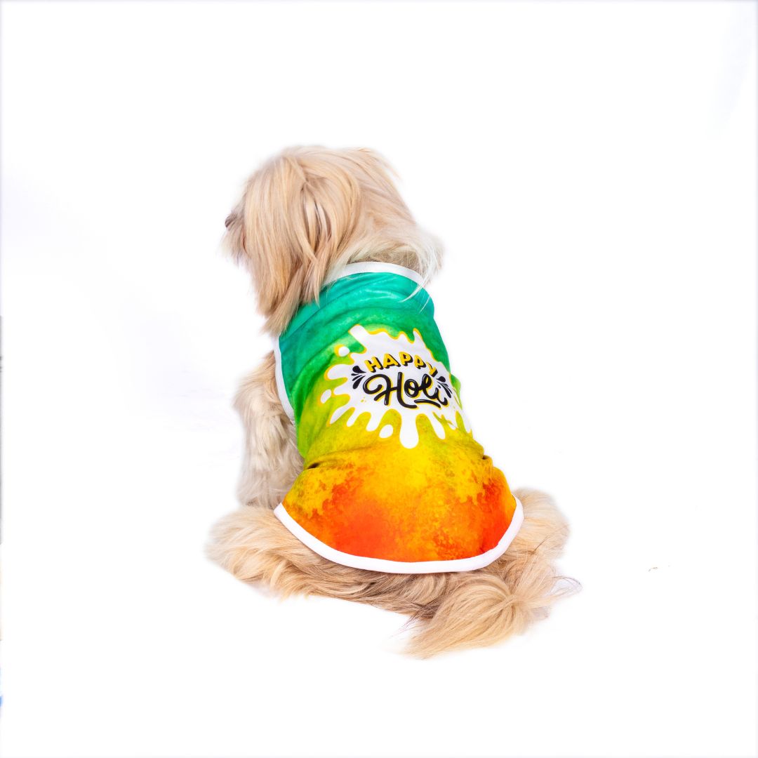Soft Cotton Holi Dog T-Shirt - Pets Way
