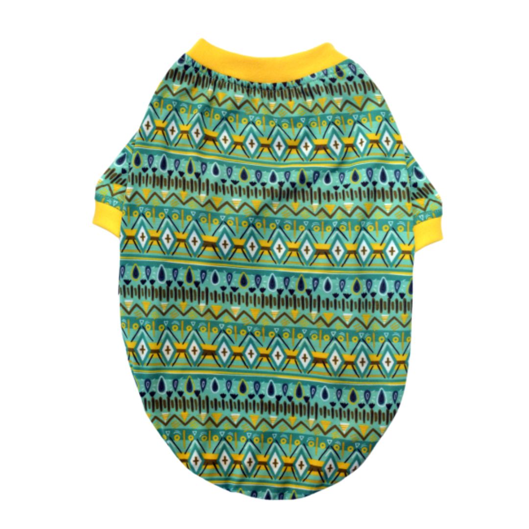 Tribal Dog T-Shirt-petsway