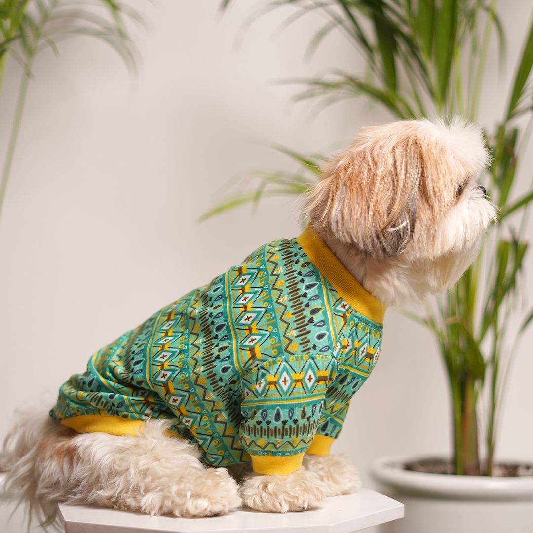 dog wear Tribal Dog T-Shirt-petsway