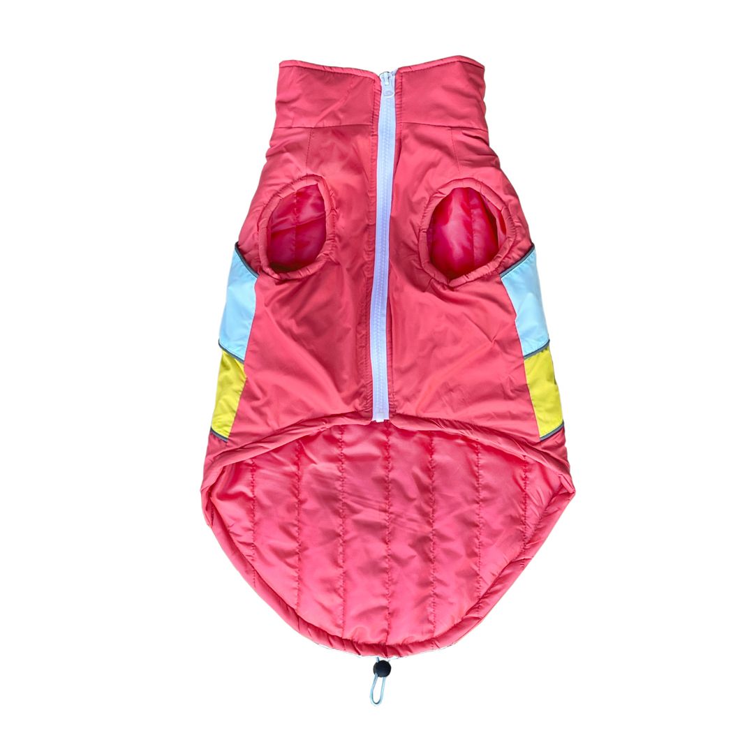Front of Winterberry - Coral Dog Jacket Petsway