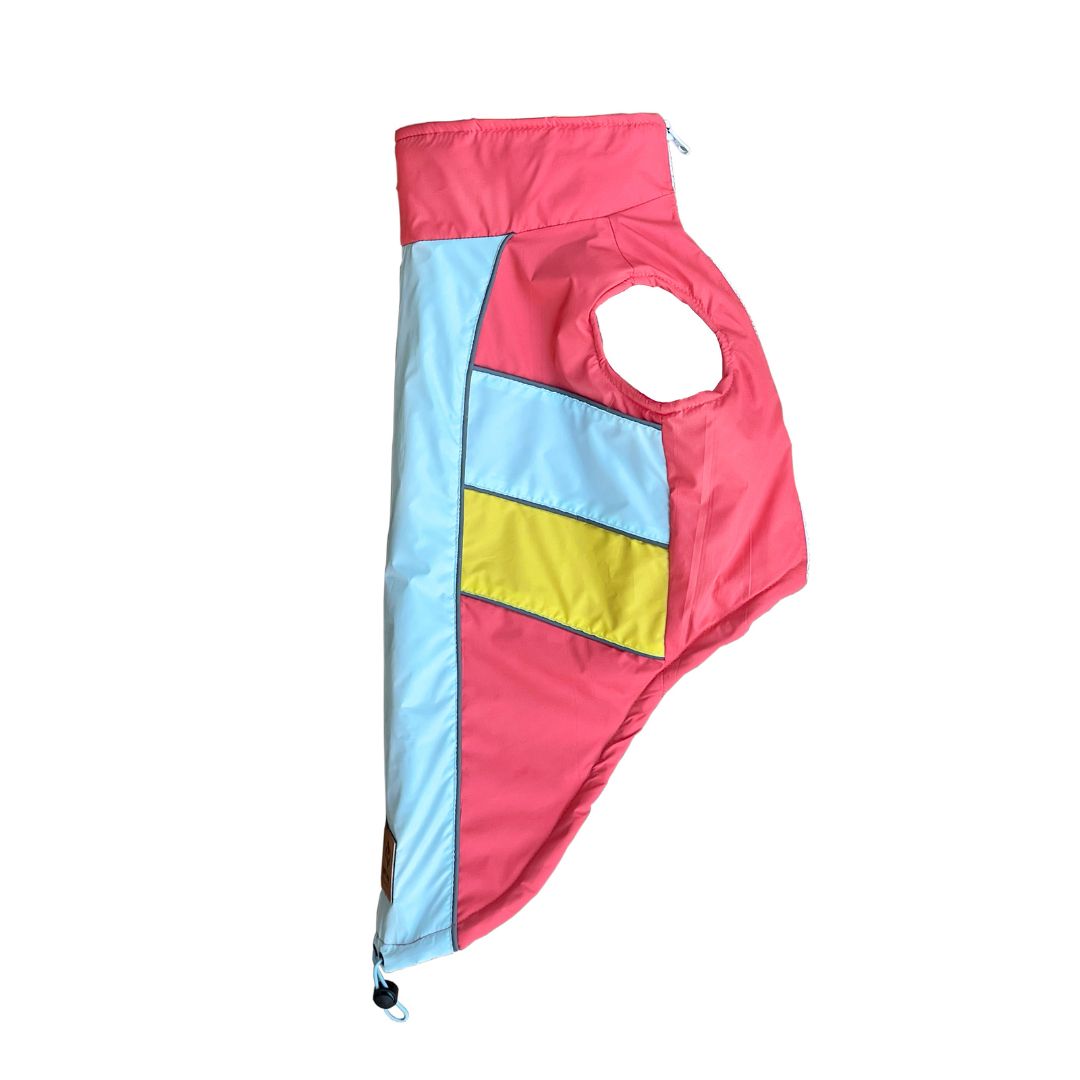 Side image of Winterberry - Coral Dog Jacket Petsway