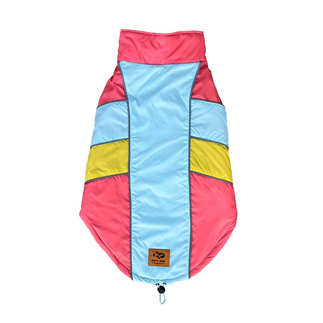Back of Winterberry - Coral Dog Jacket Petsway