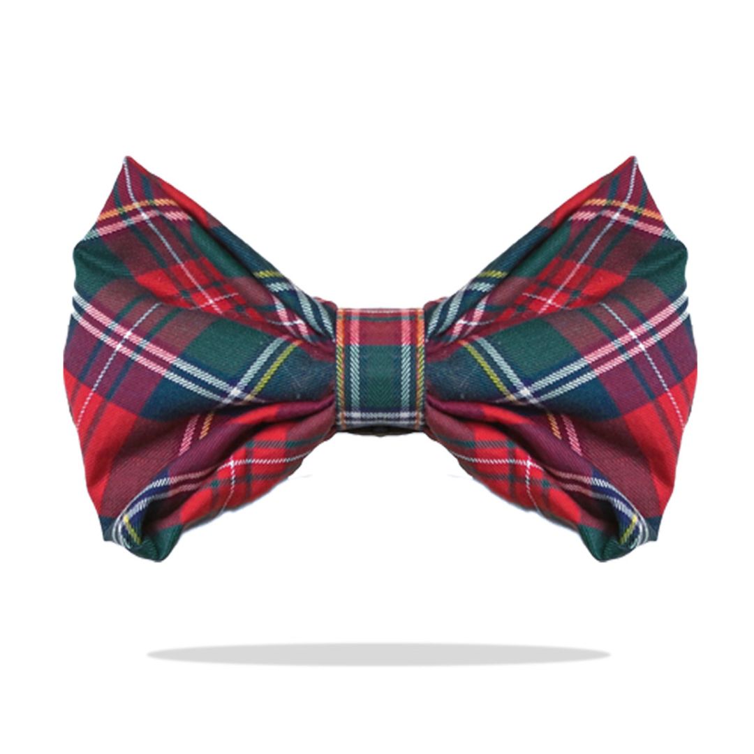 Xmas Tartans Bow Tie-petsway