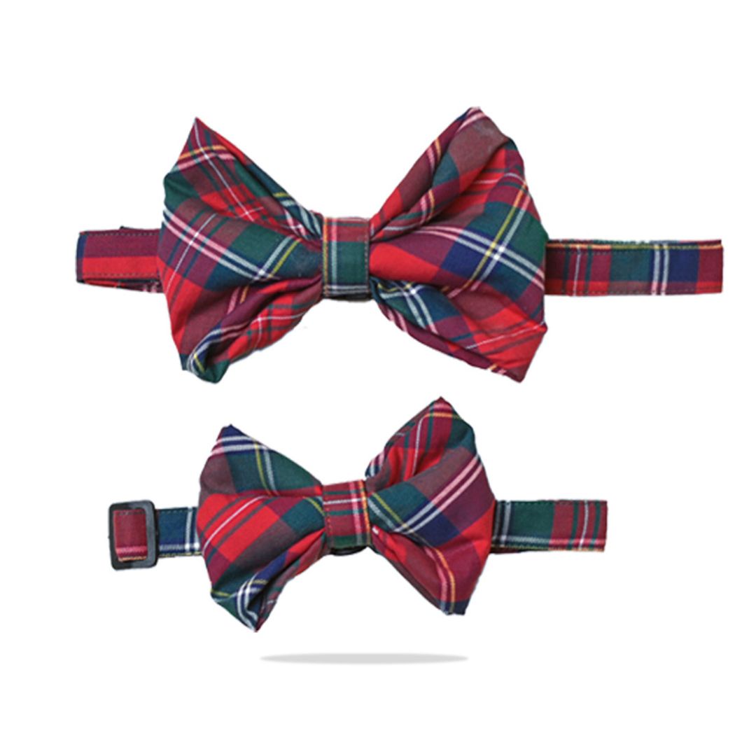 full size of Xmas Tartans Bow Tie-petsway