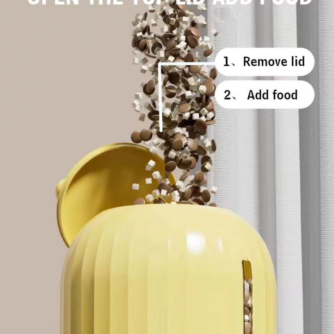 pet food and water dispenser