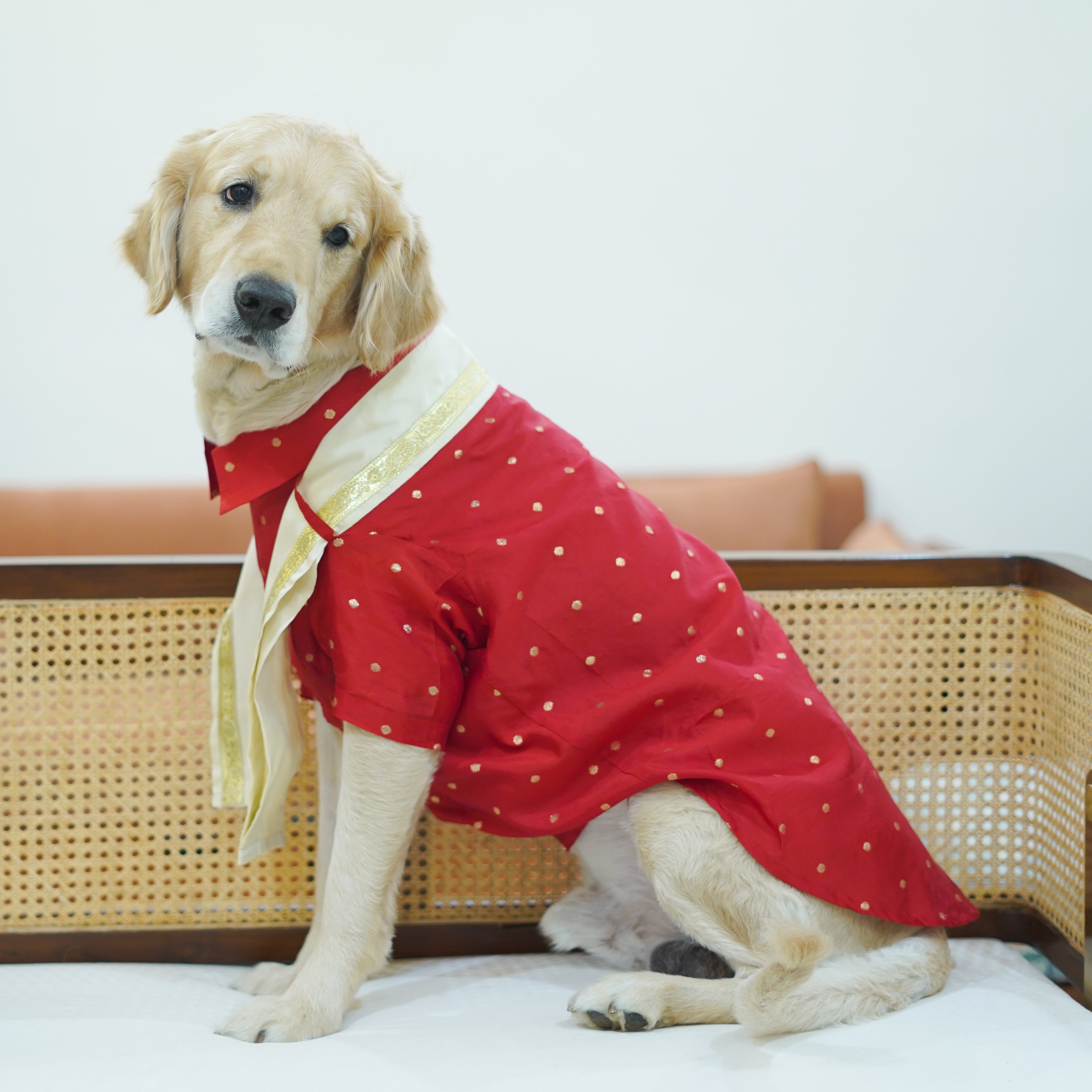 MUNDU - Red Dog Shirt