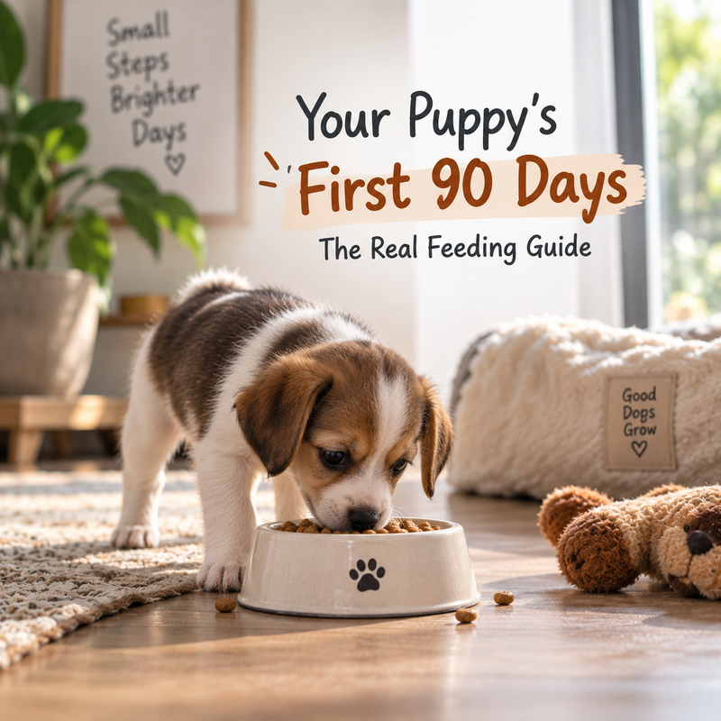 Your Puppy's First 90 Days: The Real Feeding Guide