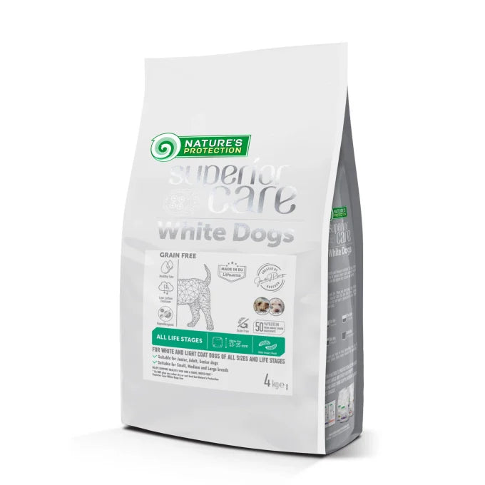 Nature's Protection White Dogs Grain Free Insect All Sizes and Life Stages Dog Dry Food