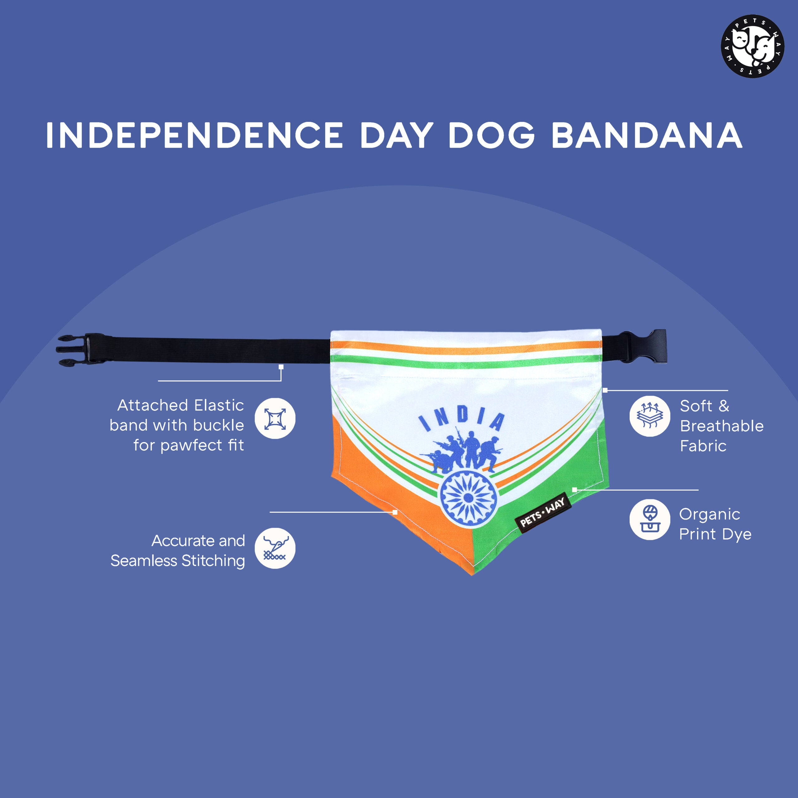 Independence Day Dog Bandana