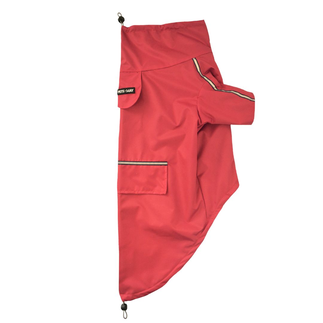 Cloud Dog Raincoat - Cherry