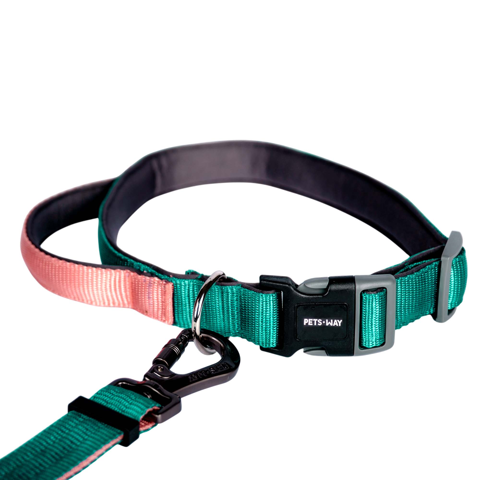 EMERALD & PEACH PRO GRIP COLLAR
