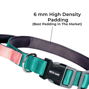 EMERALD & PEACH PRO GRIP COLLAR