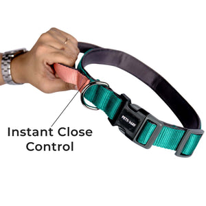 EMERALD & PEACH PRO GRIP COLLAR