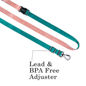 EMERALD & PEACH FLEX 7 IN 1 LEASH