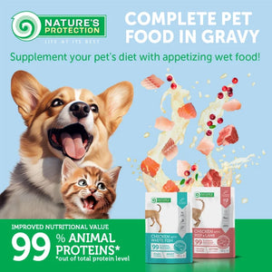 Nature's Protection Adult Chicken And Lamb Dog Wet Food