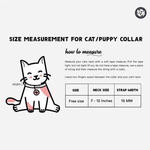 Rangoli Puppy & Cat Collar Leash Set