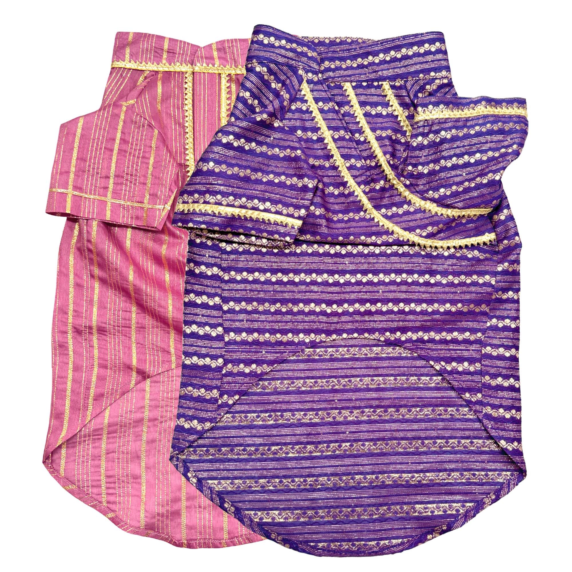 Gulabi Lehar Dog kurta Combo