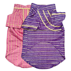 Gulabi Lehar Dog kurta Combo