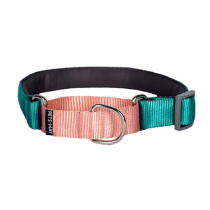 EMERALD & PEACH MARTINGALE COLLAR