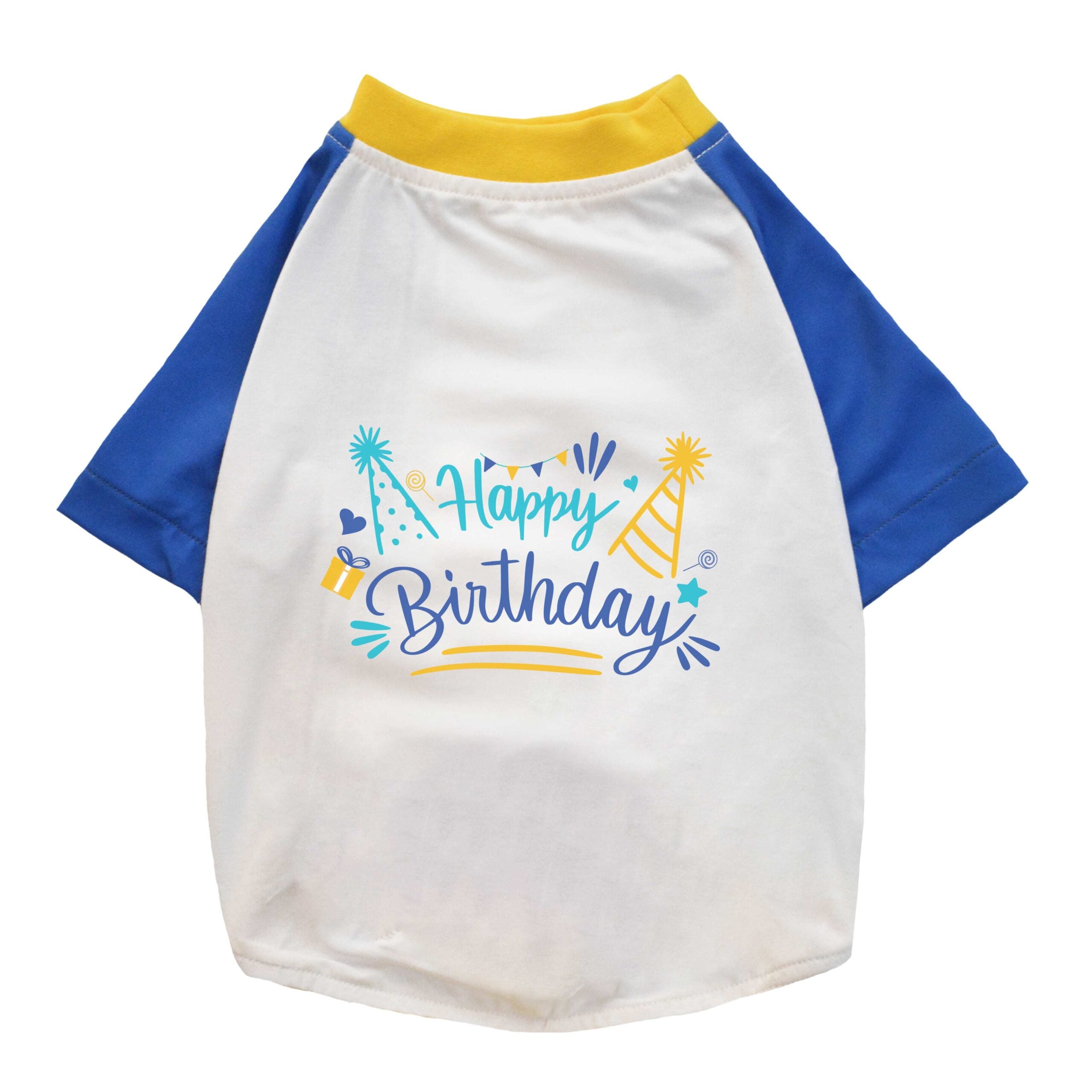 Birthday Dog T-Shirt - Cobalt