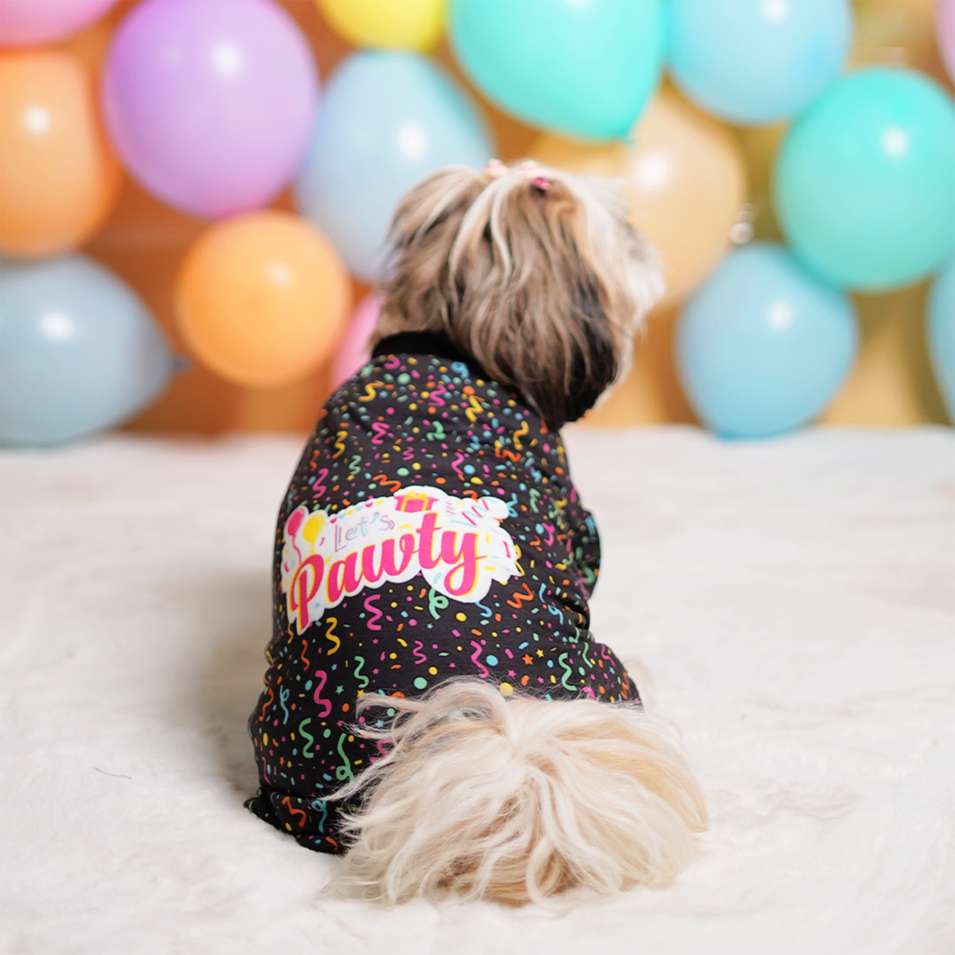 Birthday Dog T-Shirt - Black