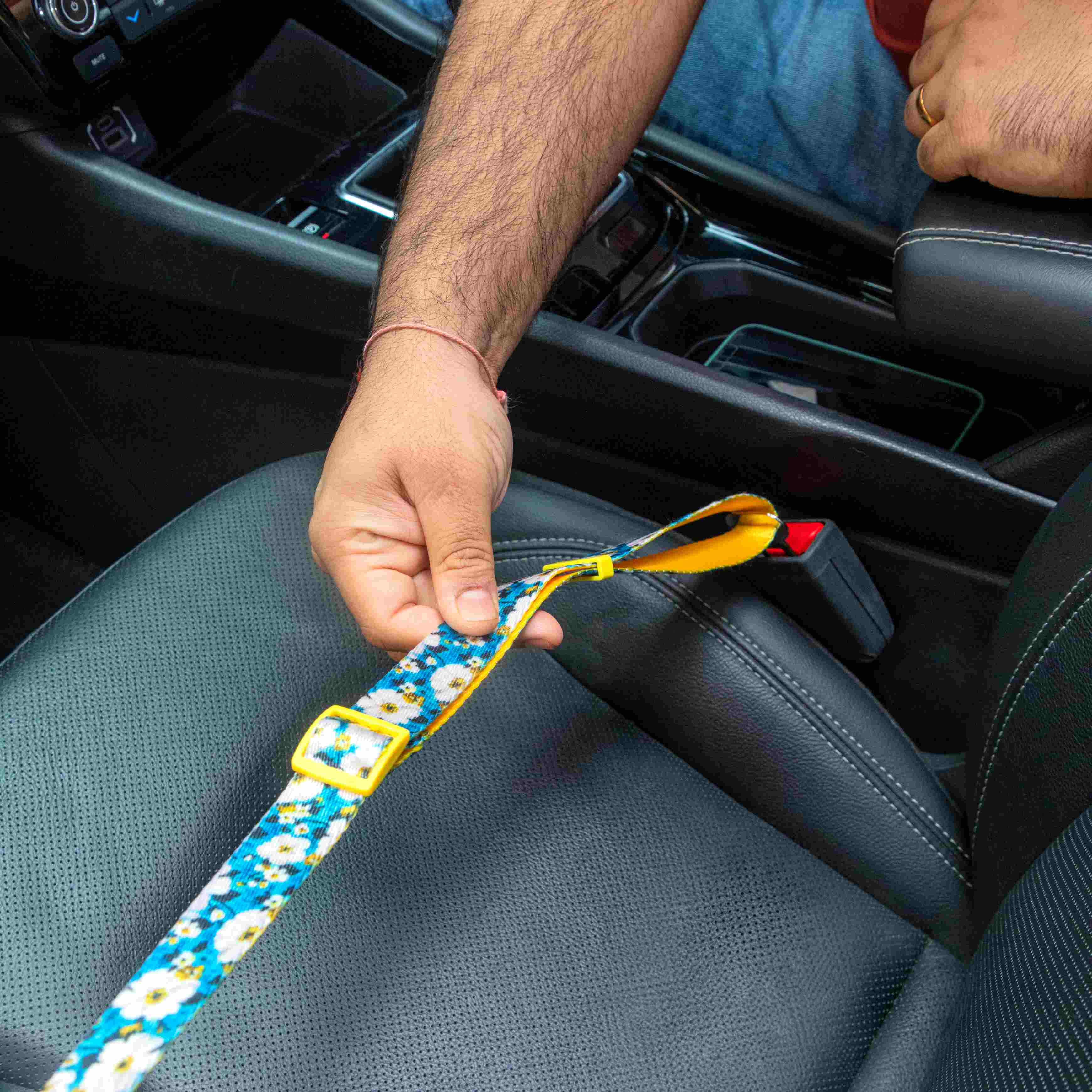 Blossom Printed Car Seat Belt