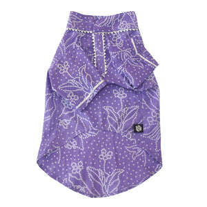 Bandhani - Dust Blue Dog kurta