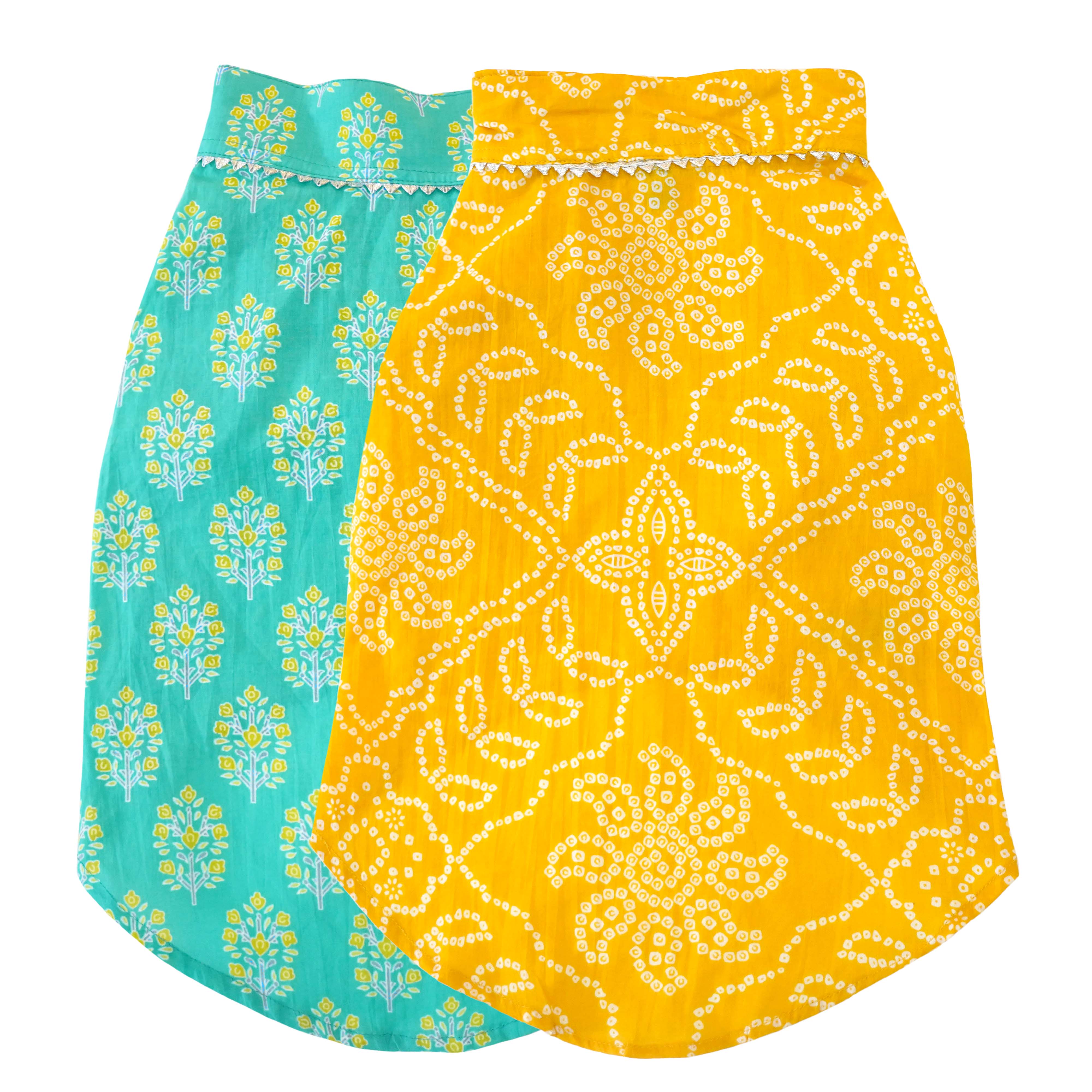 Sanganeri Bandhani - Dog Kurta Combo