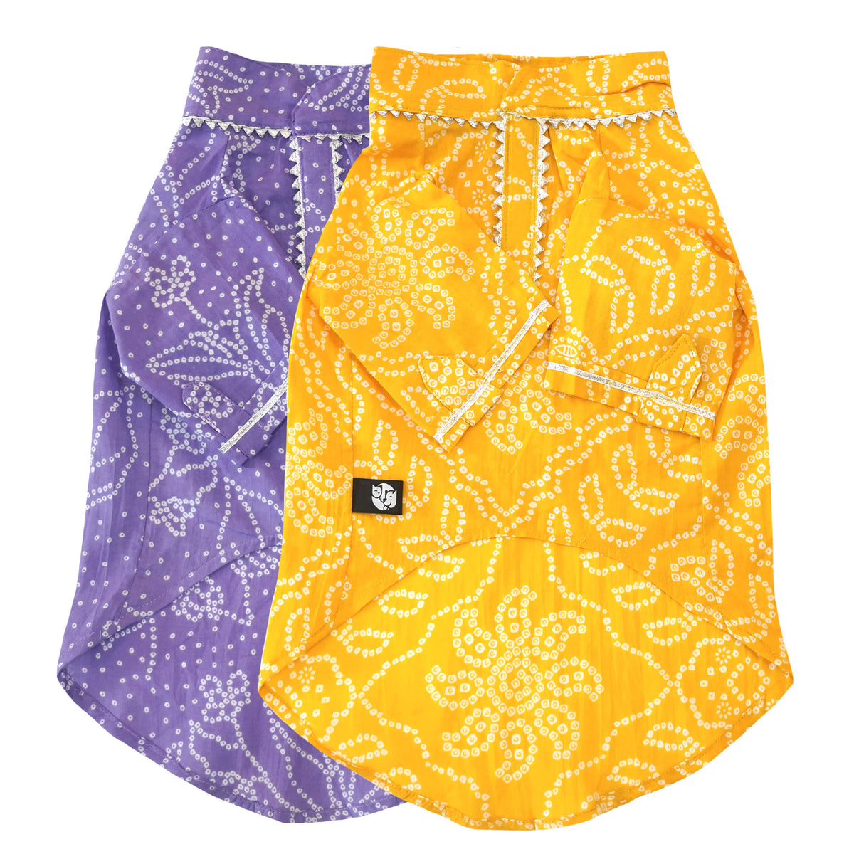 Bandhani Blast - Dog Kurta Combo