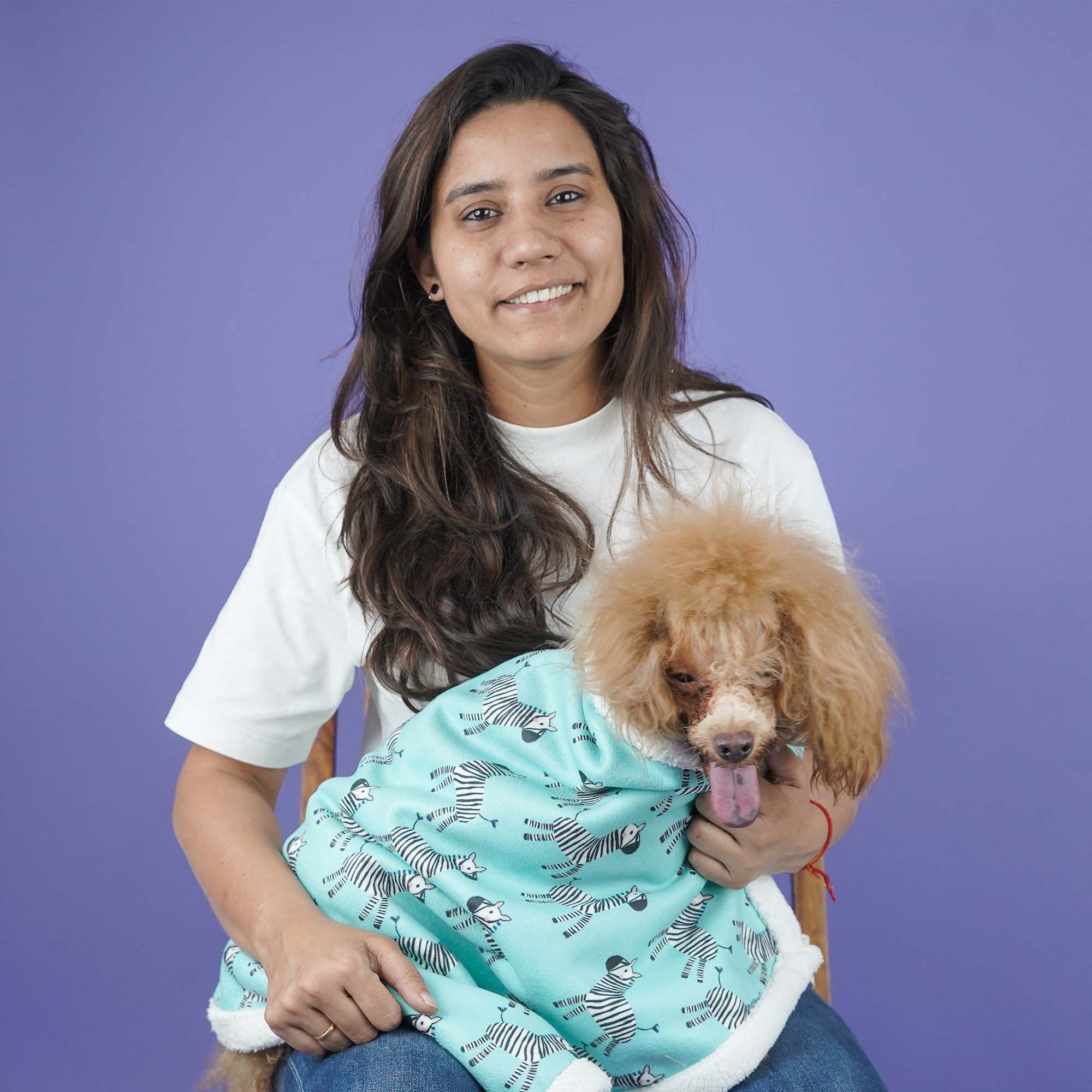 Zebra Dog Pet Blanket