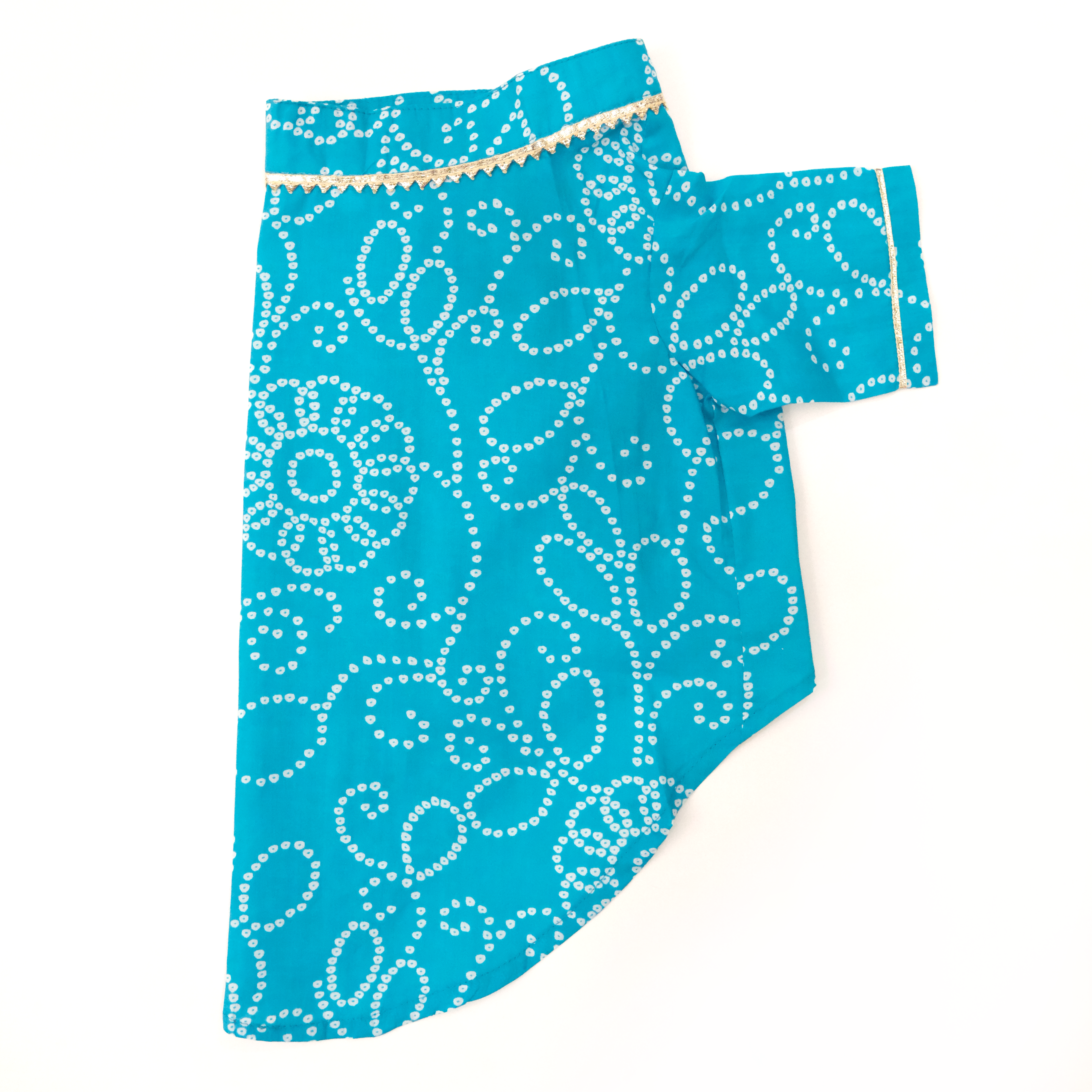 Bandhani - Blue Dog kurta