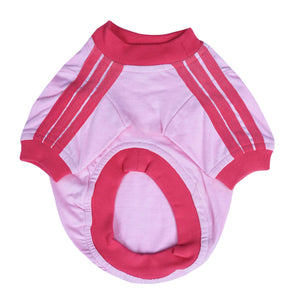 Dive In Stripes - Blush Dog TShirt