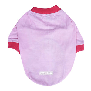 Dive In Stripes - Blush Dog TShirt