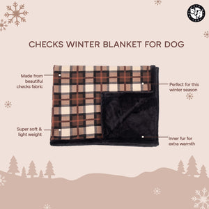 Featured image of Brownie Checks Blanket Petsway
