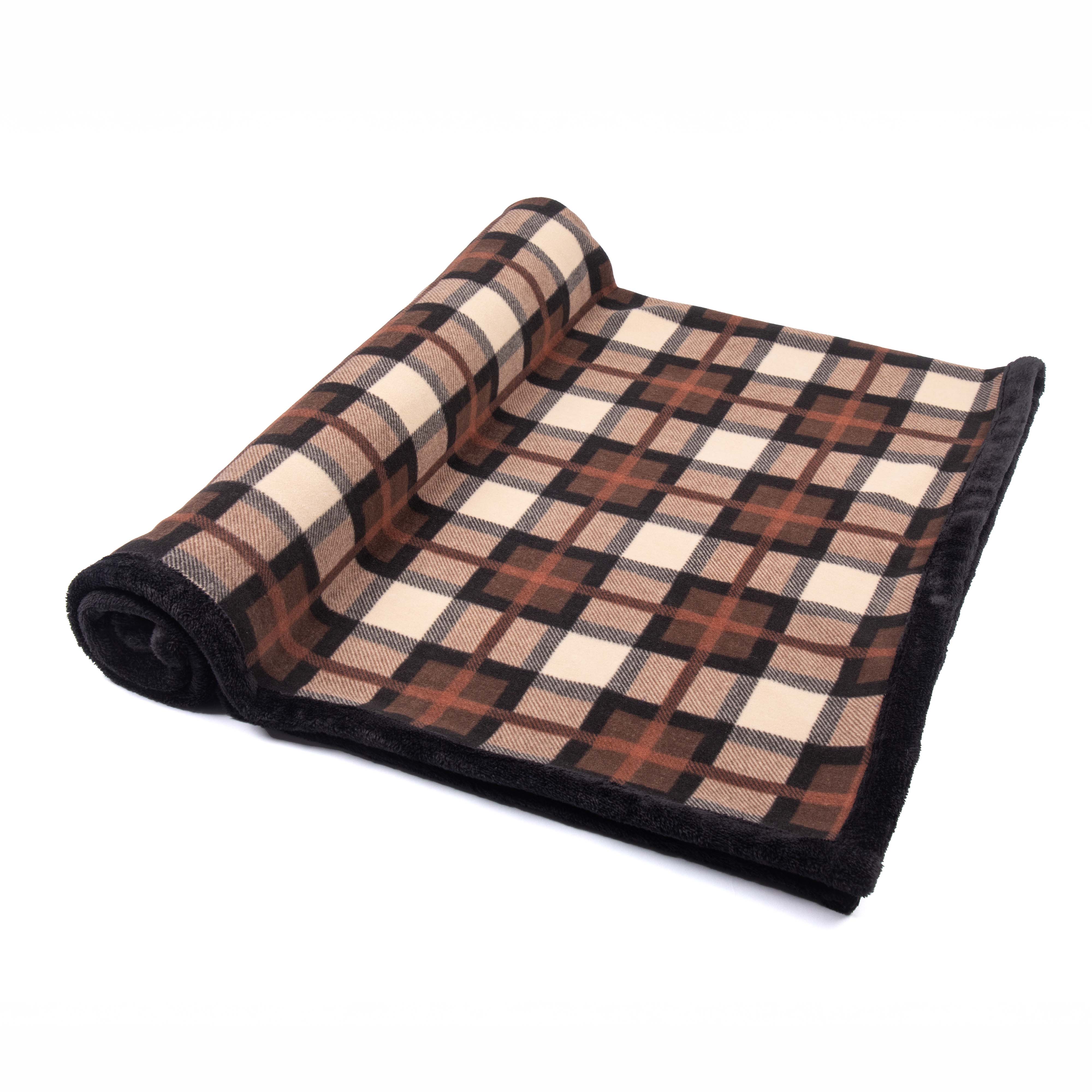 Checks Brownie Blanket