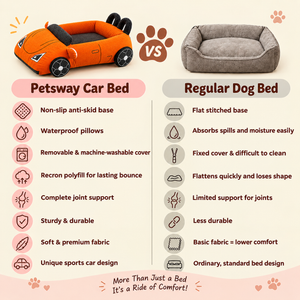 Paw-sche Sports Car Dog Bed