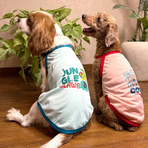 Back of cool pup's combo vest Petsway