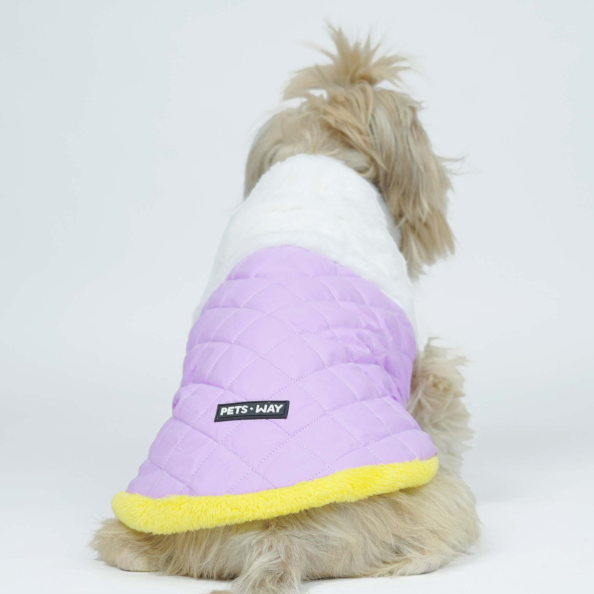 CozyQuilt - Mauve Reversible Dog Jacket